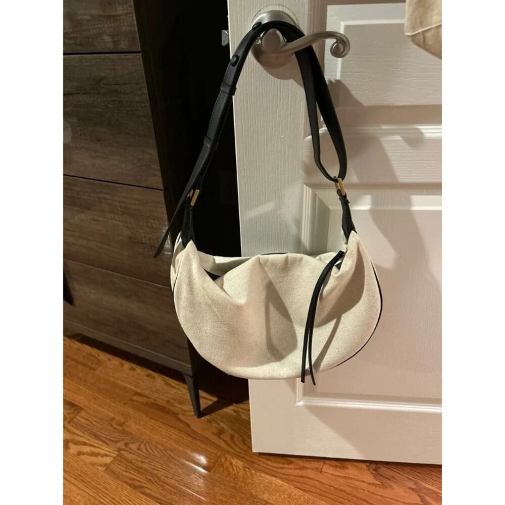 Zara Contrast Oval Shoulder Bag